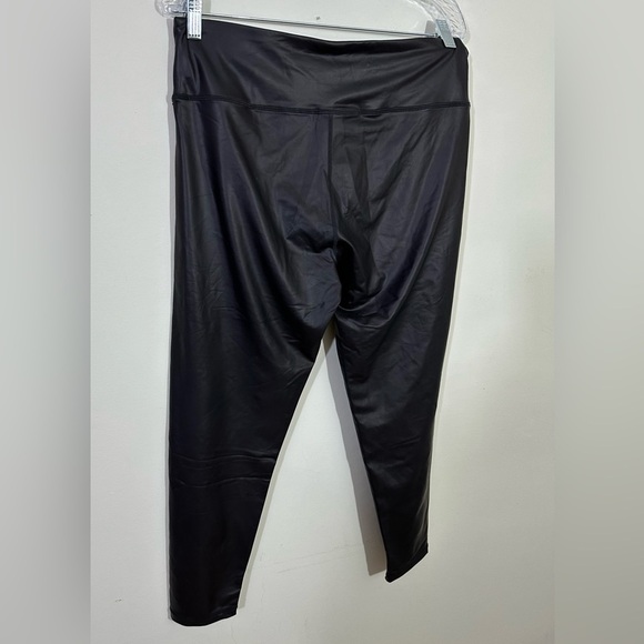 DKNY Sport sz XL faux leather pants in very nice quality fabric - Picture 10 of 14